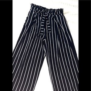 Paper bag style pants